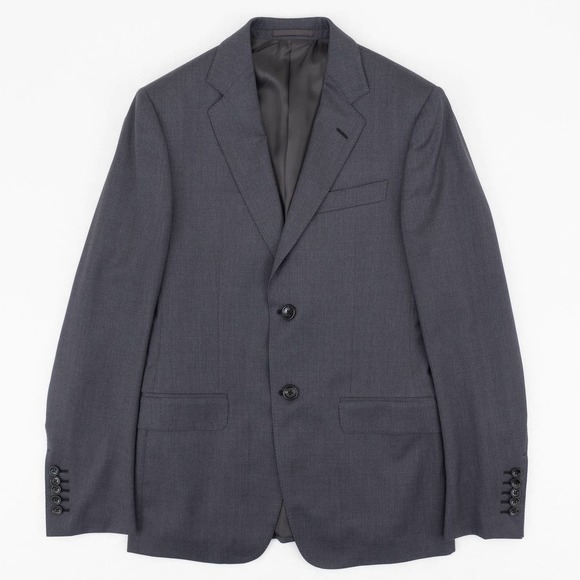 NWOT GUCCI Slim Fit Wool Suit Men's 46 Gray - Picture 1 of 15